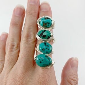 NWT KATY GINGER DESIGNS Turquoise Ring